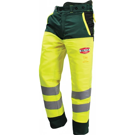 Pantalon bûcheron anti-coupure haute visibilité Classe 1 GLOW