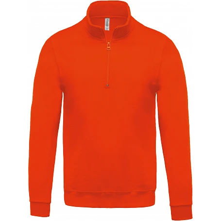 Sweat-shirt col zippé homme - Kariban