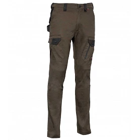 Pantalon de travail strech homme marron Salanki V722 - COFRA