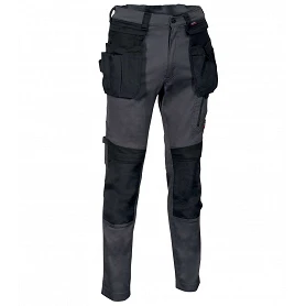 Pantalon de travail multipoches strech homme anthracite Pakatti V721 - COFRA