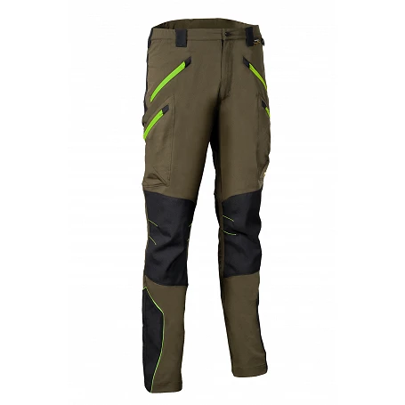 Pantalon de travail stretch homme lime Velten V621 - COFRA