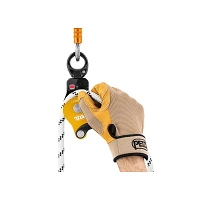 Poulie simple avec émerillon jaune Spin L1 - PETZL